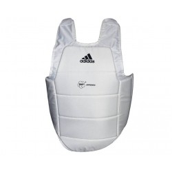 Захист тулуба Adidas з ліцензією WKF XL, білий, код: 15570-842