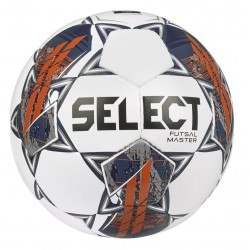 Футзальний м"яч Select Futsal Master (FIFA Basic) v22 grain №4, біло-жовтогарячий, код: 5703543298358