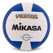 М"яч волейбольний Mikasa №5 PU, білий-синій, код: VQ2000-S52 М"яч волейбольний Mikasa №5 PU, білий-синій, код: VQ2000-S52