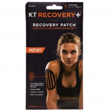 Кінезіо тейп (Kinesio tape) KTTP Recovery 4шт чорний, код: RECOVERY-S52