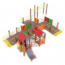 Ігровий комплекс Miros “Розвага” 9060х7180х2370 мм, код: DIO1116HDPE Ігровий комплекс Miros “Розвага” 9060х7180х2370 мм, код: DIO1116HDPE