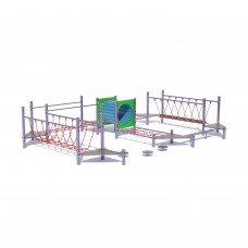 Канатний лабіринт Miros 6000х4130х1200 мм, код: LK241 Канатний лабіринт Miros 6000х4130х1200 мм, код: LK241