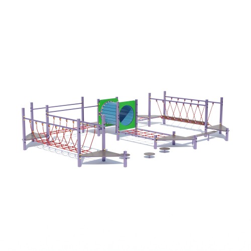 Канатний лабіринт Miros 6000х4130х1200 мм, код: LK241