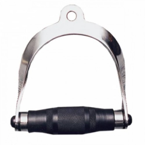 Рукоятка для тяги однією рукою Fitnessport MB-01 (в гумі), код: 10112-AX Рукоятка для тяги однією рукою Fitnessport MB-01 (в гумі), код: 10112-AX