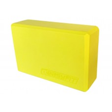 Блок для йоги EasyFit EVA 230х155х75 мм, жовтий, код: EF-1818-Y-EF