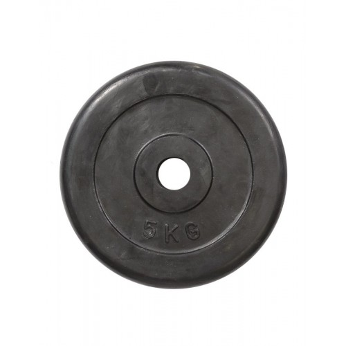 Диск гумовий HouseFit R-5, 5 кг, чорний, код: 00000023038 Диск гумовий HouseFit R-5, 5 кг, чорний, код: 00000023038