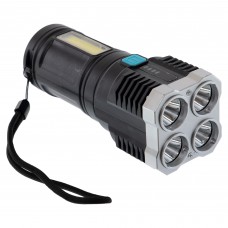 Ліхтарик ручний світлодіодний X-Balog 4 LED+СОВ, код: LF-S03