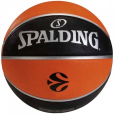 М"яч баскетбольний Spalding Euroleague Varsity №6, помаранчевий-чорний, код: 689344411026