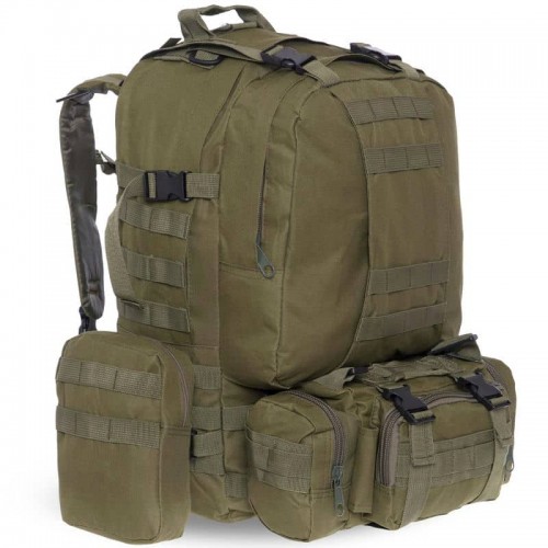 Рюкзак тактичний Tactical 60 л, оливковий, код: TY-7100_OL