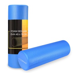 Масажний ролик Cornix EVA+ 450x150 мм, блакитний, код: XR-0304