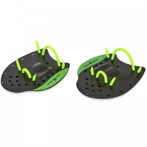 Лопатки для плавання ласти для рук MadWave Pro S, чорний-зелений, код: M074002_S Лопатки для плавання ласти для рук MadWave Pro S, чорний-зелений, код: M074002_S