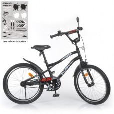 Велосипед дитячий Profi Kids Urban d=20, чорний (мат), код: Y20252-1-MP