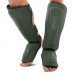 Захист гомілки та стопи для єдиноборств Hard Touch, розмір M, оливковий, код: BO-4229_MOL