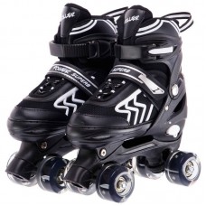 Набор роликовых коньков Banwei M (35-38) чорний-білий, код: SK-9850_MBKW Набор роликовых коньков Banwei M (35-38) чорний-білий, код: SK-9850_MBKW