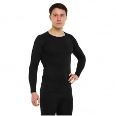 Лонгслів компресійний спортивний Lidong 2XL, чорний, код: J01_2XLBK