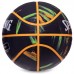 М'яч баскетбольний гумовий Spalding NBA Marvel №7 чорний-жовтий, код: 83882Z-S52