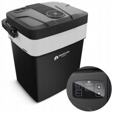 Холодильник туристичний Mountain Goat 29 л електричний, переносний, чорний-білий, код: P-5905973405140