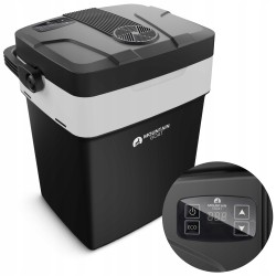 Холодильник туристичний Mountain Goat 29 л електричний, переносний, чорний-білий, код: P-5905973405140