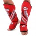 Захист гомілки та стопи для єдиноборств Twins M, червоний, код: BO-5030_MR Захист гомілки та стопи для єдиноборств Twins M, червоний, код: BO-5030_MR
