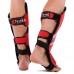Захист гомілки та стопи для єдиноборств Twins M, червоний, код: BO-5030_MR Захист гомілки та стопи для єдиноборств Twins M, червоний, код: BO-5030_MR