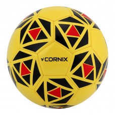 М"яч футбольний Cornix BlazeStrike №5, жовтий-чорний, код: XR-0375