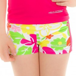 Плавки-шорти для дівчат Aqua Speed Flower Shorts зріст 116см, 6 років, мультиколор, код: 5908217621160