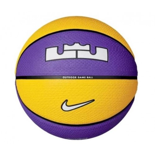 М'яч баскетбольний Nike Playground 2.0 8P L James, розмір 7, синій-жовтий, код: 88779140119
