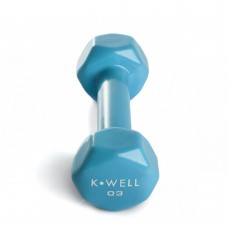 Гантель для фітнесу Kwell 1x3 кг, синій, код: KWD2143-3-ST
