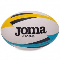М"яч для регбі Joma J-MAX №3 білий-жовтий-синій, код: 400680-209 М"яч для регбі Joma J-MAX №3 білий-жовтий-синій, код: 400680-209
