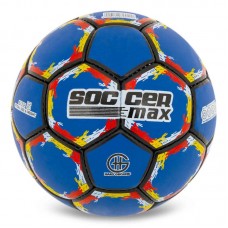 М"яч футбольний Soccermax №5 PU, синій, код: FB-6525_BL