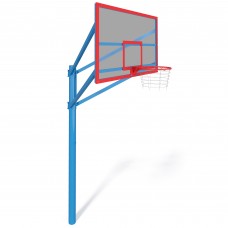 Стенд баскетбольний FIBA InterAtletika, щит акриловий 1800х1050 мм, код: УТ417.1-SM