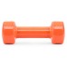 Гантелі вінілові PowerPlay Achilles 2х4 кг, помаранчеві, код: PP_4125_4kg_2in