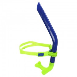 Трубка фронтальна дихальна для плавання MadWave Pro Snorkel junior, синій, код: M077702_BL