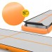 Мат гімнастичний надувний 4Fizjo Air Track Mat 5000x2000x200 мм, білий-помаранчевий, код: P-5907739312051