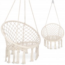 Крісло-гойдалка 4Fizjo Boho Dream 80 см підвісна, плетена, бежевий, код: P-5905973404518