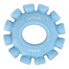 Еспандер кистьовий кільце з подвійним навантаженням Jello, навантаження 40LB-50LB, блакитний, код: FI-0650_N Еспандер кистьовий кільце з подвійним навантаженням Jello, навантаження 40LB-50LB, блакитний, код: FI-0650_N