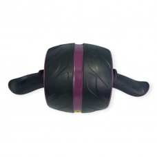 Ролик для преса інерційний одноколесний з килимком SNS PO-PL фіолетовий, код: 18276-SNS Ролик для преса інерційний одноколесний з килимком SNS PO-PL фіолетовий, код: 18276-SNS