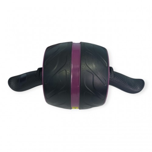 Ролик для преса інерційний одноколесний з килимком SNS PO-PL фіолетовий, код: 18276-SNS