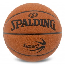 М"яч баскетбольний Spalding Super3 №7, коричневий, код: 78036Y-S52 М"яч баскетбольний Spalding Super3 №7, коричневий, код: 78036Y-S52