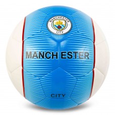 М"яч футбольний Hybrid Ballonstar Manchester City №5 PU, білий-блакитний, код: FB-7954