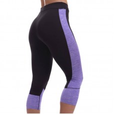 Бриджі жіночі спортивні Under Armour L (46-48), чорний-фіолетовий, код: E304_LV