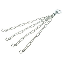 Ланцюг для боксерського мішка з карабіном Boxer 4 ланцюга метал, код: 3001-S52 Ланцюг для боксерського мішка з карабіном Boxer 4 ланцюга метал, код: 3001-S52