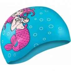 Шапка для плавання дитячий Aqua Speed Kiddie Mermaid блакитний, код: 5908217617842