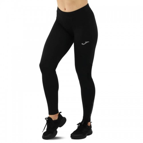 Компресійні штани легінси тайтси жіночі Joma Running Night, розмір M, чорний, код: 101779-100_MBK