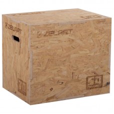 Бокс пліометричний дерев"яний Zelart Box-Wood 70см 1шт, код: FI-3636-2-S52