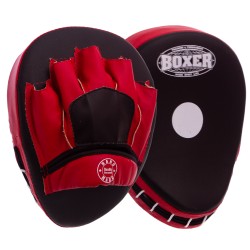Лапа Вигнута Boxer чорний-червоний, код: 2011-01_BKR