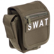 Сумка тактична на пояс Silver Knight SWAT 1л, розмір 15х11,5х6см, оливковий, код: SWAT_OL