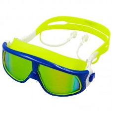 Окуляри-напівмаска для плавання Aqua Spdo з беруші в комлекті, синій-жовтий, код: S5025_BLY Окуляри-напівмаска для плавання Aqua Spdo з беруші в комлекті, синій-жовтий, код: S5025_BLY