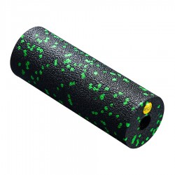 Масажний ролик 4FIZJO Mini Foam Roller 15x5.3 см (валик, роллер) Black/Green, код: P-5907222931950