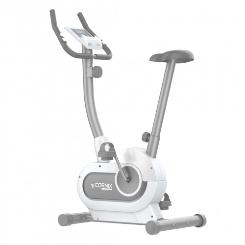Велотренажер магнітний Cornix Hanna White/Grey, код: EB-HANNA-WG